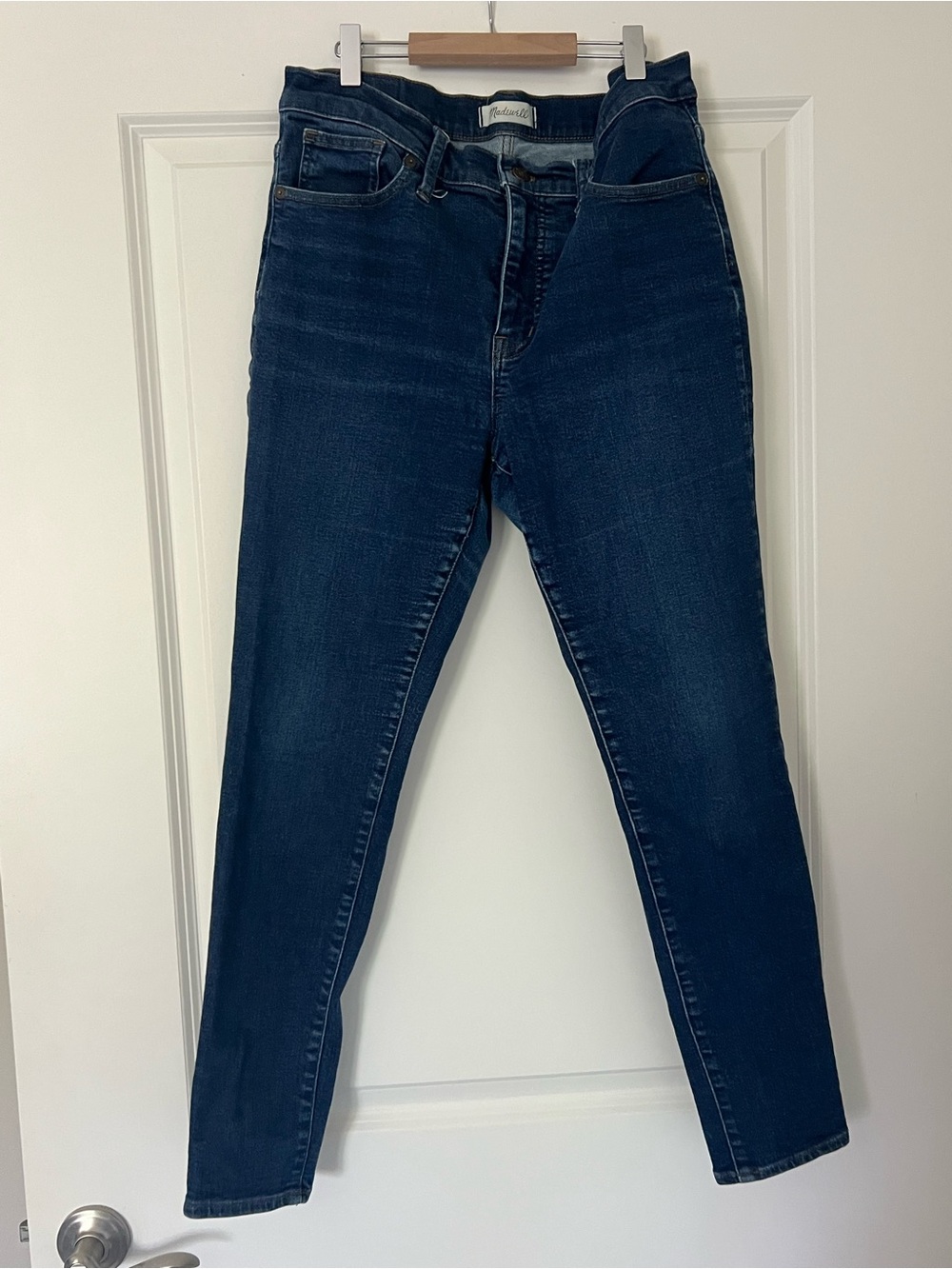 Madewell Dark Blue High-Rise Jeans